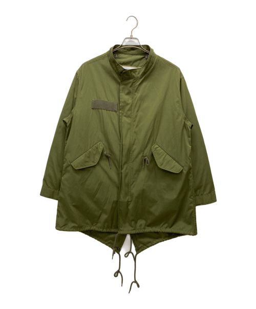 HOUSTON（ヒューストン）HOUSTON (ヒューストン) 3WAY フィッシュテール M-65 モッズコート カーキ サイズ:SIZE XSの古着・服飾アイテム