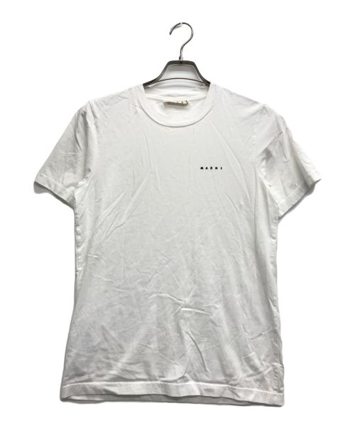 MARNI（マルニ）MARNI (マルニ) ロゴTシャツ ホワイト サイズ:44の古着・服飾アイテム