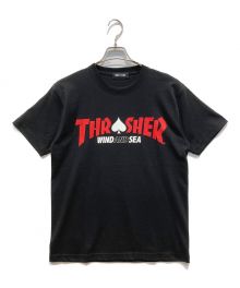 WIND AND SEA×THRASHER（ウィンド アンド シー×スラッシャー）の古着「Tシャツ」｜ブラック