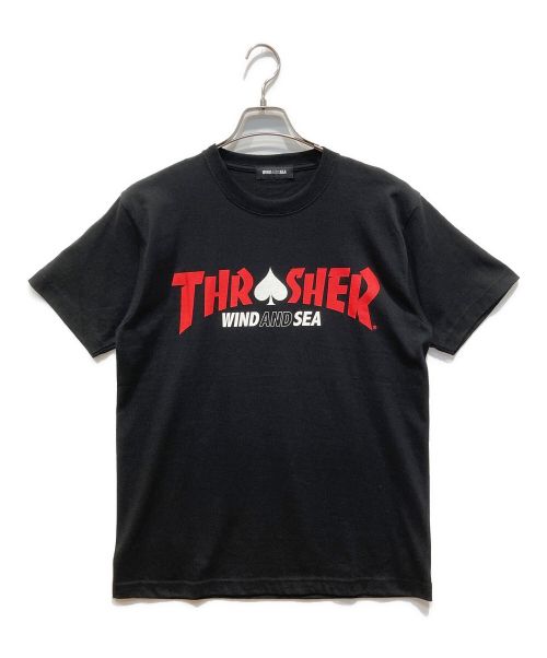 WIND AND SEA（ウィンド アンド シー）WIND AND SEA (ウィンダンシー) THRASHER (スラッシャー) Tシャツ ブラック サイズ:Mの古着・服飾アイテム