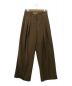 TODAYFUL（トゥデイフル）の古着「Tuck Twill Trousers」｜ベージュ