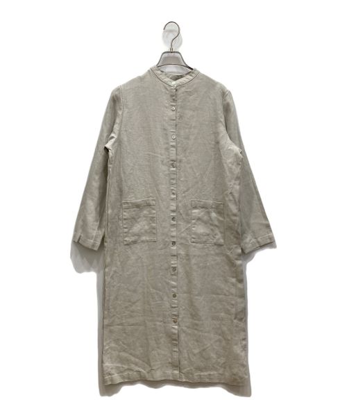 fog linen work（フォグリネンワーク）fog linen work (フォグリネンワーク) リネンシャツワンピース アイボリー サイズ:不明の古着・服飾アイテム