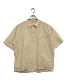 AURALEE（オーラリー）の古着「High Density Finx Linen Weather Half Sleeve Shirts」｜ベージュ