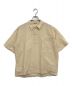 AURALEE（オーラリー）の古着「High Density Finx Linen Weather Half Sleeve Shirts」｜ベージュ