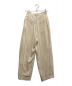 H BEAUTY&YOUTH (エイチ ビューティアンドユース) RAYON CORDUROY TUCK PANTS アイボリー サイズ:MEDIUM：6000円