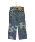 LOUIS VUITTON (ルイ ヴィトン) NIGO (二ゴー) MONOGRAM PATCHWORK REG DENIM インディゴ サイズ:73.5cm (W29)：218000円