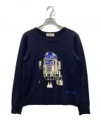 MUVEIL Work×STAR WARSミュベールワーク×スターウォーズ）の古着「ニット」｜ネイビー