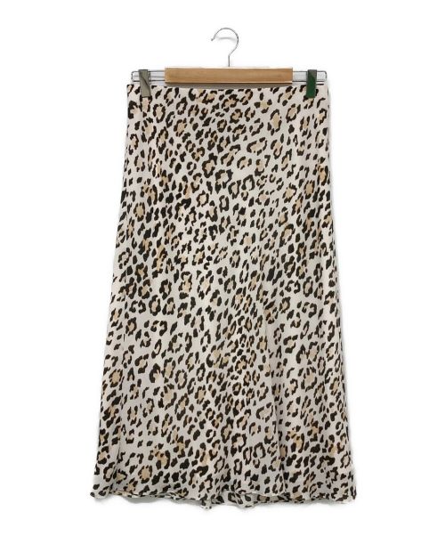 theory（セオリー）theory (セオリー) Classic Leopard Slip Skirt KL アイボリー サイズ:Sの古着・服飾アイテム