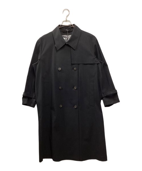 theory（セオリー）theory (セオリー) Sleek Trench DBL BR Trench ブラック サイズ:S 未使用品の古着・服飾アイテム