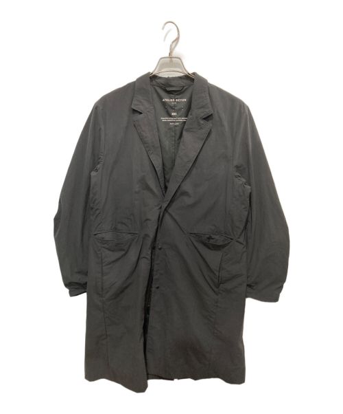 ATELIER BETON（アトリエベトン）ATELIER BETON (アトリエベトン) DURABLE REVERSIBLE COAT ブラック サイズ:4の古着・服飾アイテム