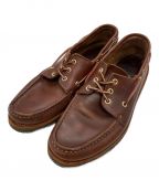 RUSSELL MOCCASINラッセルモカシン）の古着「デッキシューズ」｜ブラウン