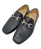 Salvatore Ferragamoサルヴァトーレ フェラガモ）の古着「ドライビングシューズ」｜ブラック