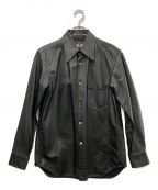 COMME des GARCONS HOMME PLUSコムデギャルソンオムプリュス）の古着「カウハイドシャツ」｜ブラック