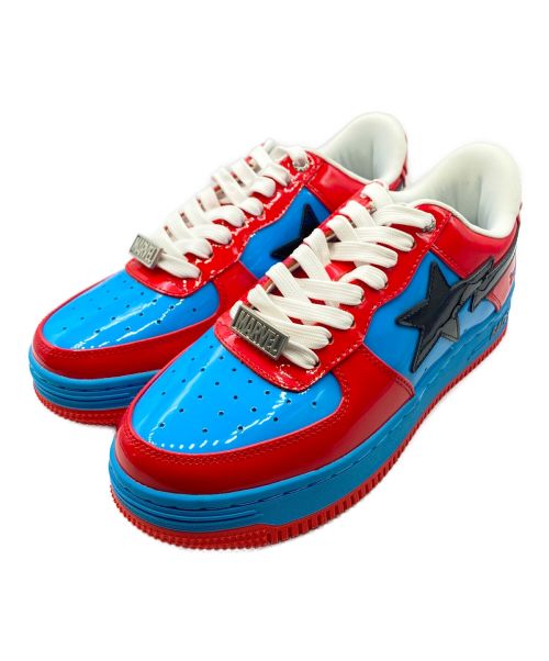 BAPESTA（ベイプスタ）BAPESTA (ベイプスタ) MARVEL (マーベル) SPIDER-MAN BAPE STA レッド×ブルー サイズ:26.5cm (US8.5)の古着・服飾アイテム