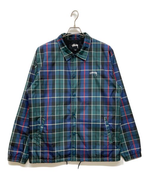 stussy（ステューシー）stussy (ステューシー) コーチジャケット ネイビー サイズ:Lの古着・服飾アイテム