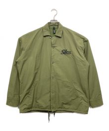 SILAS（サイラス）の古着「OPEN COLLAR COACH JACKET」｜カーキ