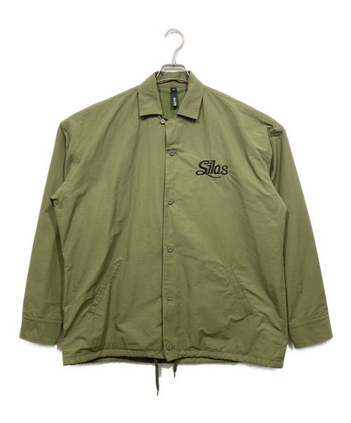 SILAS（サイラス）SILAS (サイラス) OPEN COLLAR COACH JACKET カーキ サイズ:XLの古着・服飾アイテム