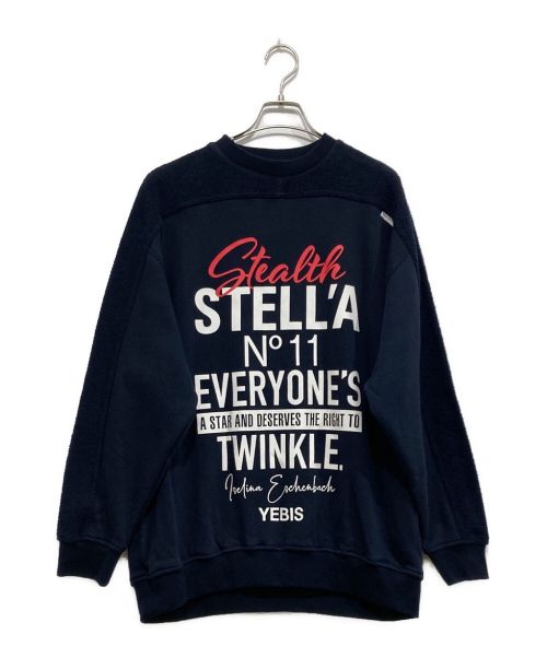 STEALTH STELL'A（ステルスステラ）STEALTH STELL'A (ステルスステラ) COLLEGE-CREW-STELLA ROSSA NO.11 ネイビー サイズ:2の古着・服飾アイテム