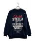 STEALTH STELL'A（ステルスステラ）の古着「COLLEGE-CREW-STELLA ROSSA NO.11」｜ネイビー