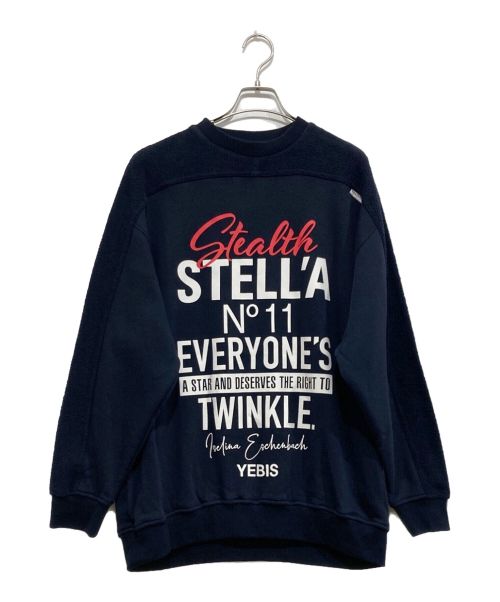 STEALTH STELL'A（ステルスステラ）STEALTH STELL'A (ステルスステラ) COLLEGE-CREW-STELLA ROSSA NO.11 ネイビー サイズ:2の古着・服飾アイテム