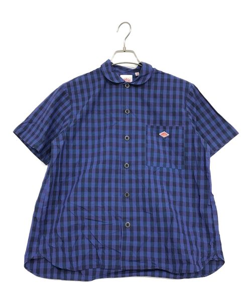 DANTON（ダントン）DANTON (ダントン) B-SHOP (ビショップ) 別注チェックシャツ ネイビー サイズ:SIZE 36の古着・服飾アイテム