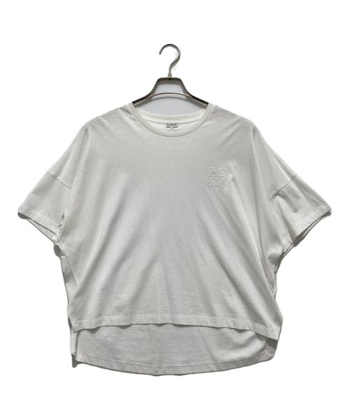 LOEWE（ロエベ）LOEWE (ロエベ) ボクシーフィット Tシャツ ホワイト サイズ:Sの古着・服飾アイテム