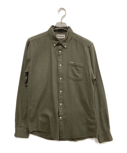 Barbour（バブアー）Barbour (バブアー) ウールシャツ カーキ サイズ:UK Mの古着・服飾アイテム