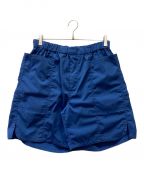 uru tokyoウル トーキョー）の古着「TASLAN NYLON / EASY SHORT PANTS」｜ブルー