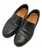 FEITフェイト（ファイト））の古着「LEATHER SLIPON」｜ブラック