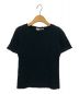 CABANABASH（カバナバシュ）の古着「Shirring Cotton Linen Tee」｜ブラック