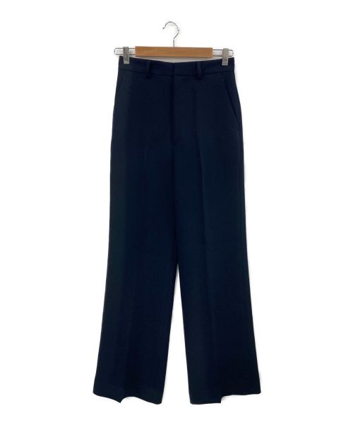 6(ROKU) BEAUTY&YOUTH（ロク ビューティーアンドユース）6(ROKU) BEAUTY&YOUTH (ロク ビューティーアンドユース) POLYESTER RAYON BOOTCUT PANTS ネイビー サイズ:34の古着・服飾アイテム