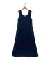 ebure（エブール）の古着「Clear Rib Sleeveless Dress」｜ネイビー