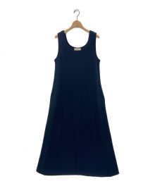 ebure×Ron Herman（エブール×ロンハーマン）の古着「Clear Rib Sleeveless Dress」｜ネイビー