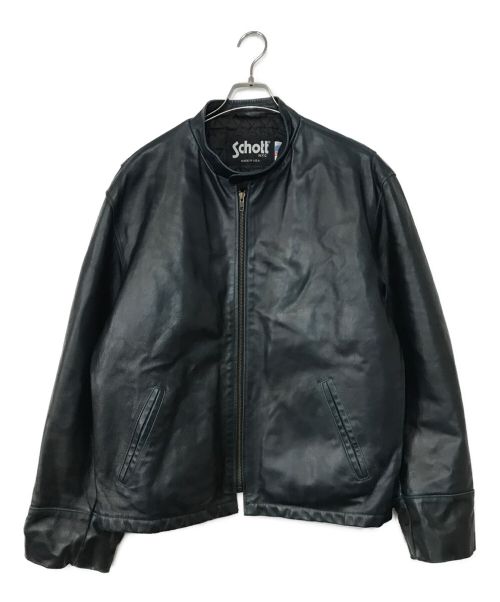 Schott（ショット）Schott (ショット) ライダースジャケット ネイビー サイズ:Lの古着・服飾アイテム