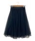 R (アール) FINE TULLE  skirt ブラック サイズ:32：7800円