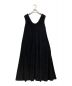 ATON (エイトン) SUVIN PILE JERSEY FLARE DRESS ブラック サイズ:2：5000円