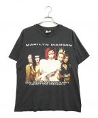 バンドTシャツバンドTシャツ）の古着「MARILYN MANSON バンドTシャツ」｜ブラック