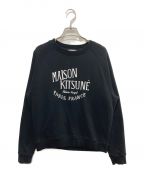 maison kitsuneメゾンキツネ）の古着「PALAIS ROIYAL VINTAGE SWEATSHIRT」｜ブラック