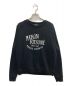 maison kitsune（メゾンキツネ）の古着「PALAIS ROIYAL VINTAGE SWEATSHIRT」｜ブラック