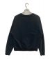 maison kitsune (メゾンキツネ) PALAIS ROIYAL VINTAGE SWEATSHIRT ブラック サイズ:M：7800円