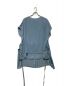 MM6 Maison Margiela (エムエムシックス メゾンマルジェラ) Peplum pleated tops ライトブルー サイズ:42：14800円