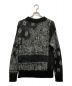 sacai (サカイ) Bandana Jacquard Knit Pullover ブラック×ホワイト サイズ:１：25800円