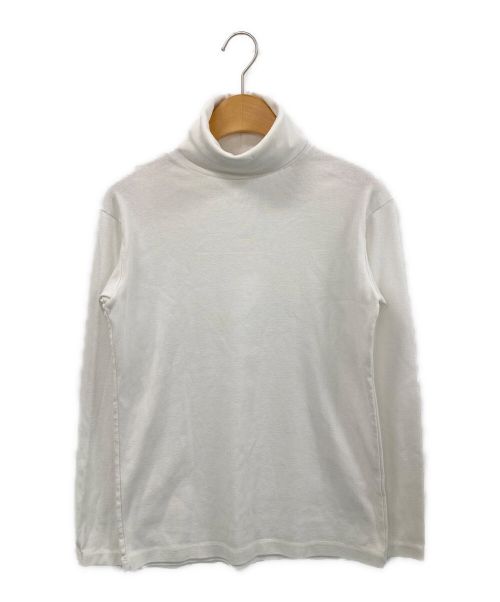 takes.（テイクス）takes. (テイクス) FRAISE HIGHNECK PULLOVER ホワイトの古着・服飾アイテム