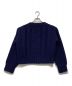 GUERNSEY WOOLLENS (ガンジーウーレンズ) ショート丈ニット ネイビー サイズ:34：5800円