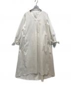 UNOHAウノハ）の古着「LONG SLEEVE DRESS ロングスリーブドレス ワンピース」｜ホワイト