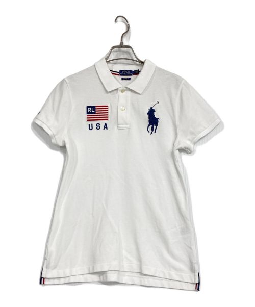 POLO RALPH LAUREN（ポロ・ラルフローレン）POLO RALPH LAUREN (ポロ・ラルフローレン) ポロシャツ ホワイト サイズ:Mの古着・服飾アイテム