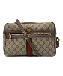 GUCCI（グッチ）の古着「GGスプリーム スモール ショルダーバッグ」｜ブラウン