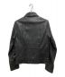 G-STAR RAW (ジースターロゥ) AIR FORCE LEATHER JKT ブラック サイズ:XS：14800円