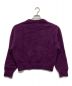 H BEAUTY&YOUTH (エイチ ビューティー&ユース) HAMILTON WOOL MIX CREW NECK KINIT パープル サイズ:FREE：5800円