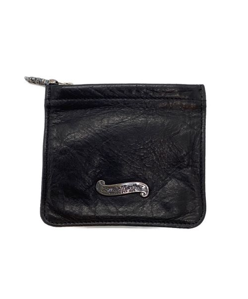 BILL WALL LEATHER（ビルウォールレザー）BILL WALL LEATHER (ビルウォールレザー) Square Coin Wallet ブラックの古着・服飾アイテム